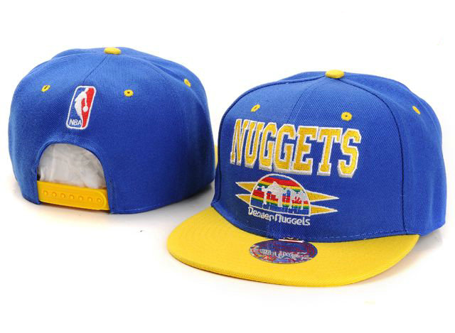NBA Denver Nuggets M&N Snapback Hat NU04